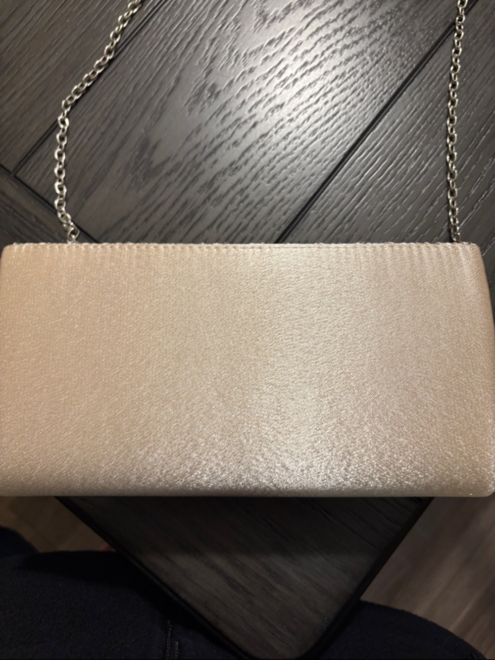 Amazon Pearl Gold Rhinestone Envelope Clutch - Picture 4 of 4